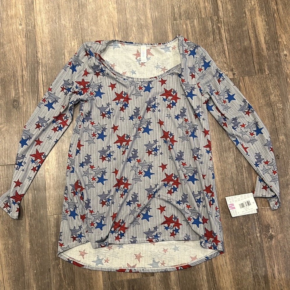 LuLaRoe Stars Long Sleeve Top